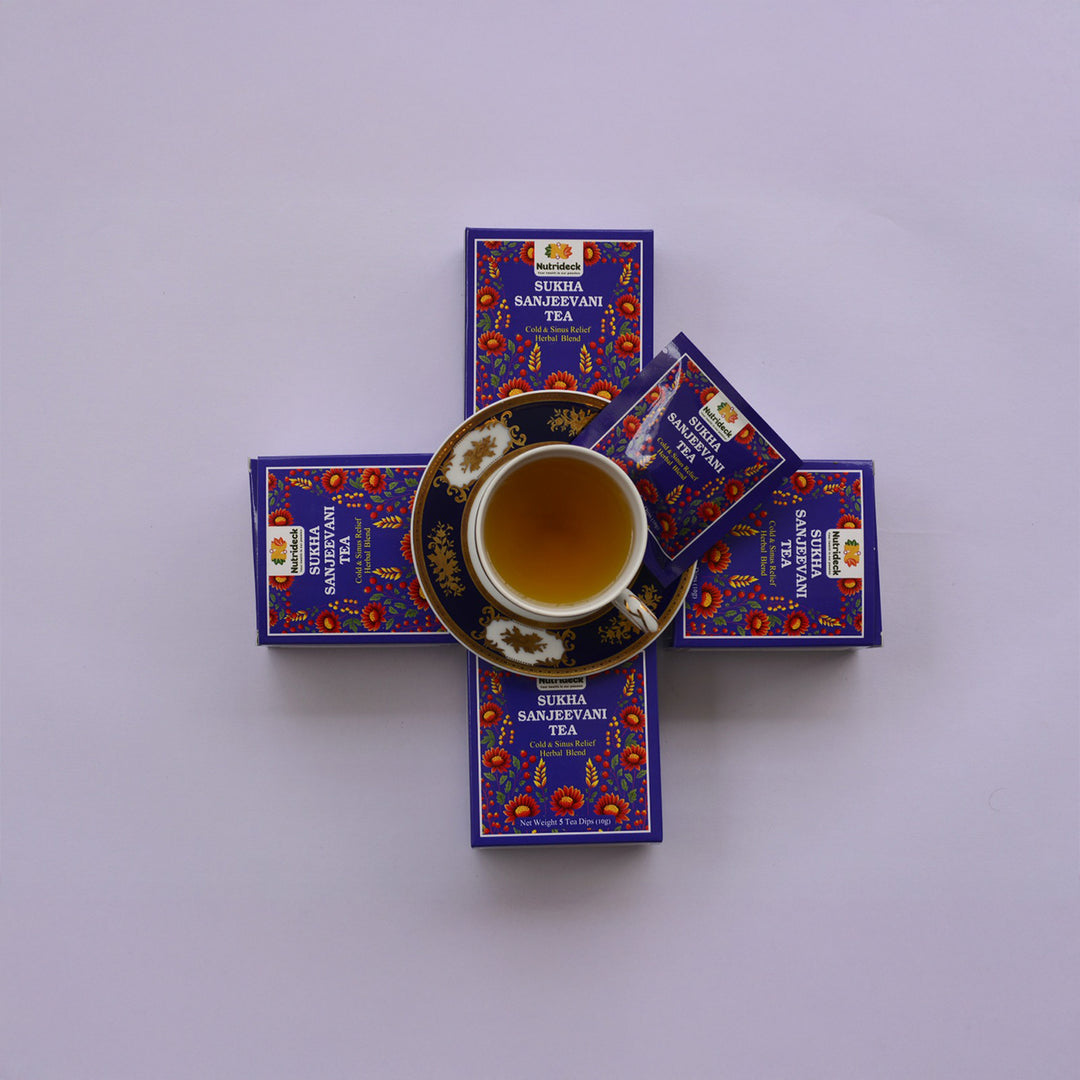 Sukha Sanjeevani Cold & Sinus Relief Tea